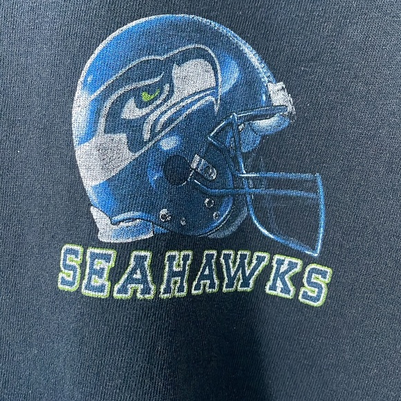 Vintage y2k Seattle Seahawks NFL helmet tee / XL - Picture 3 of 7
